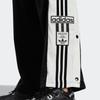 adidas Originals Adibreak Pant Women Black Snap Button Brand Logo Print Bottoms IC8127