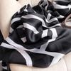 High-quality Luxurious Silk Scarves Headband Scarfs Neck Scarf For Women Chain Silk Scarf Women's Decorative Shawl