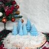 Christmas Macaron Colorful Creative Christmas Tree Shape Candle Christmas Gift Christmas Candle Candle Ornament