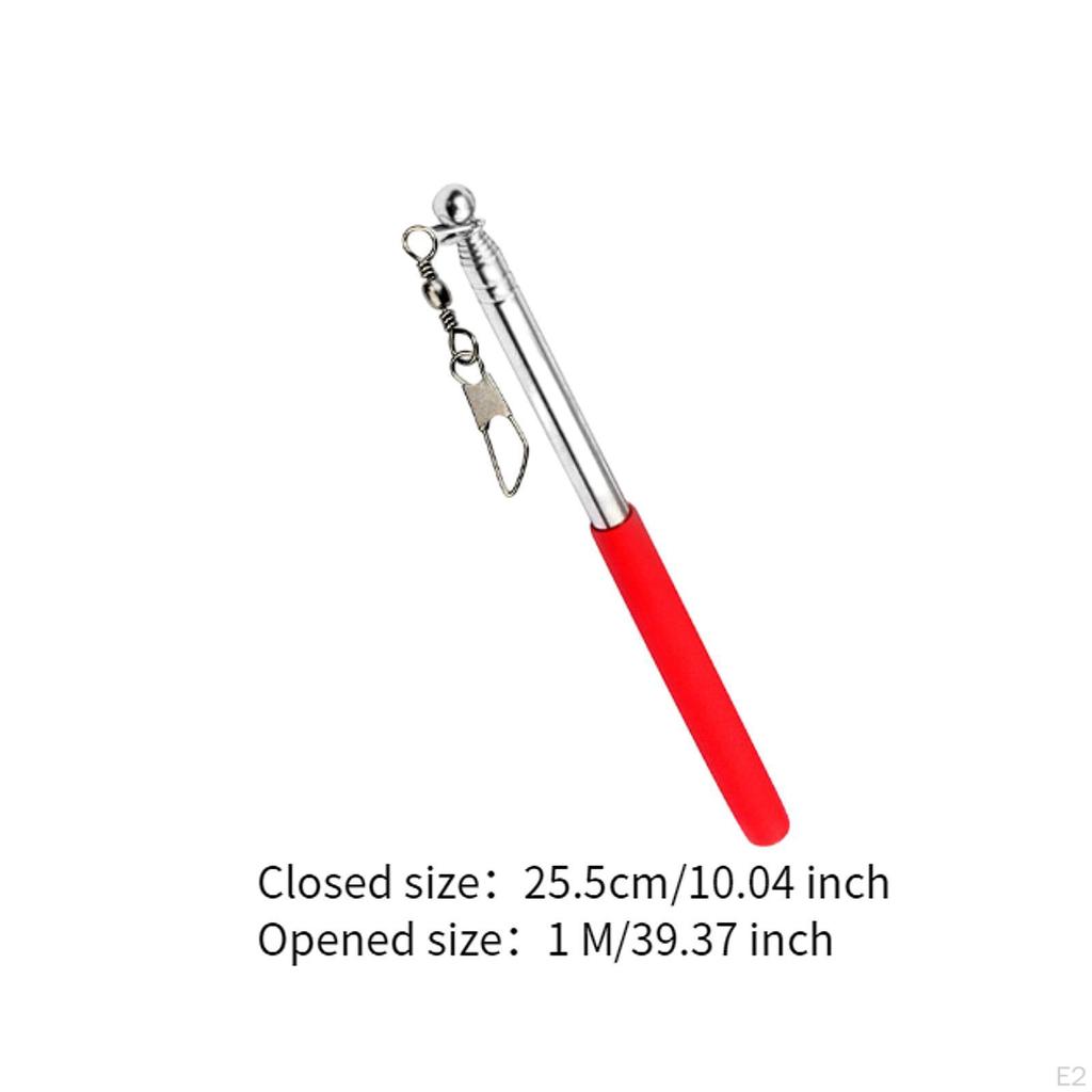 Maszt flagowy o regulowanej długości dla przewodników turystycznych, przenośny ręczny maszt flagowy ze stali nierdzewnej