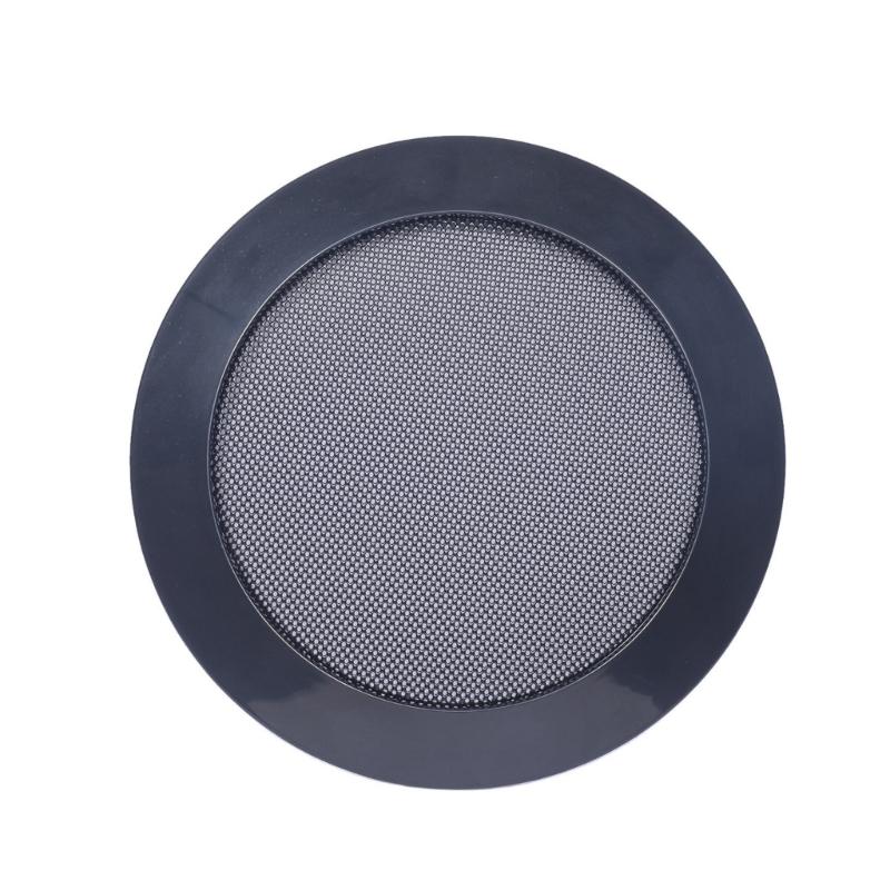 Loudspeaker Grille Speaker Decoration Cover Protective Case for 4inch Home Subwoofer Horn Speaker