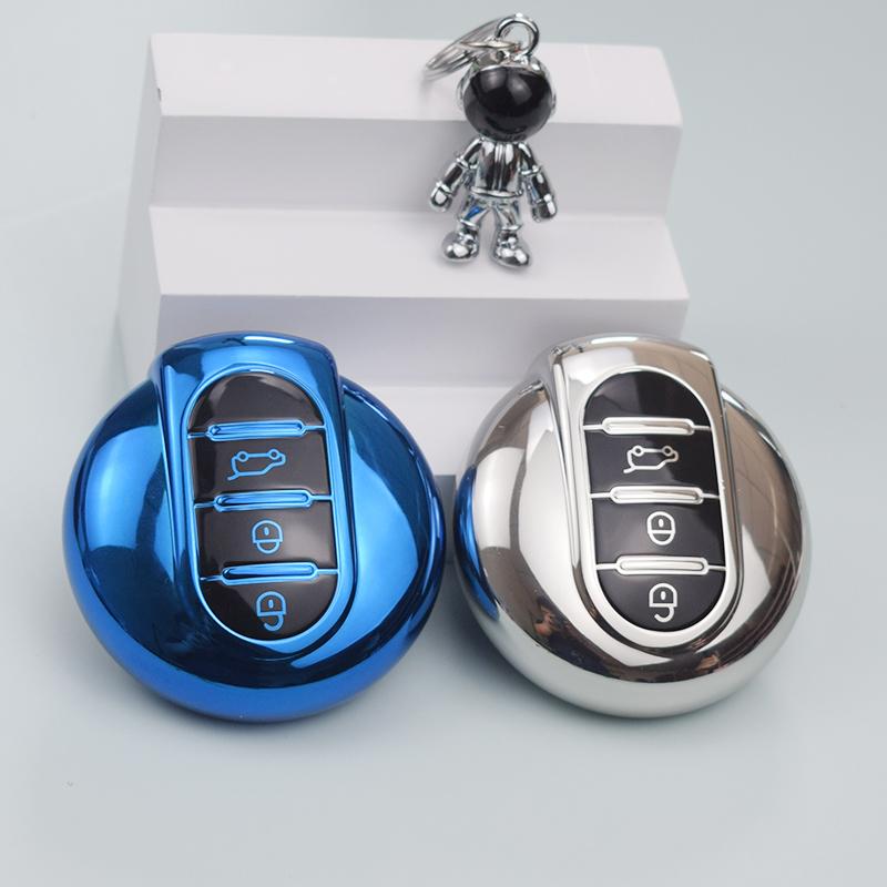 Tpu Car Key Case Cover Protector Shell Fob Keychain For Bmw Mini Cooper F55 F56 F57 F54 F60 Jcw Clubman Countryman Accessories