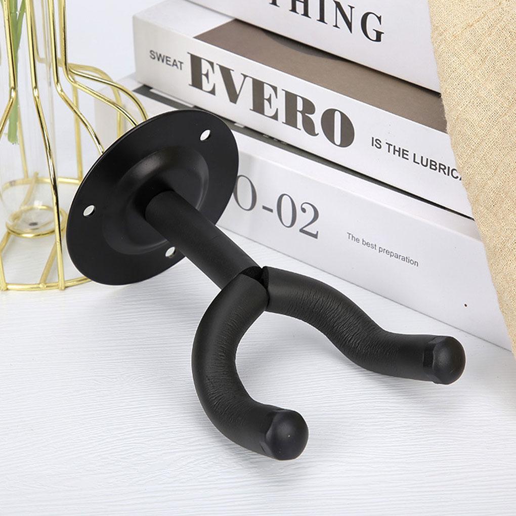 Wall Mount Guitar Hanger Hook Stand Adjustable Hooks Soft Sponge Pad Guitar Wall Mount Guitar Hook