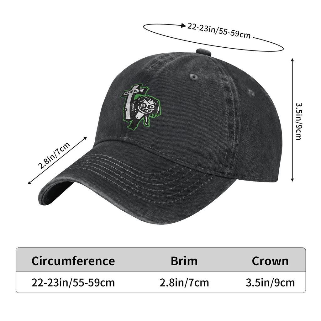 Summer ozzy osbourne Baseball Cap Sun Adjustable Design Washed Hip Hop Hats Women Men Fashion Tennis Skate Snapback Cap
