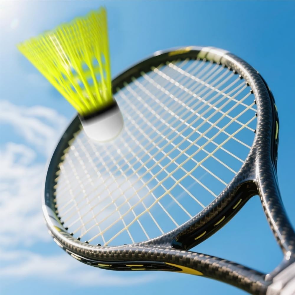 Pack of 12 Nylon Badminton Shuttlecocks for and Sports Equipment Practice, Lightweight, Durable, Indoor/Outdoor Use,