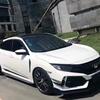 ABXV-4Pcs Car Front Bumper Lip Splitter Fin Long Air Knife Auto Body Kit Car Spoiler For Honda Civic 10TH Type-R 2019-2021