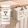 Foldable Kitchen Cabinet Door Hanging Trash Bin - Creative, Thickened Wastebasket for Easy Classification