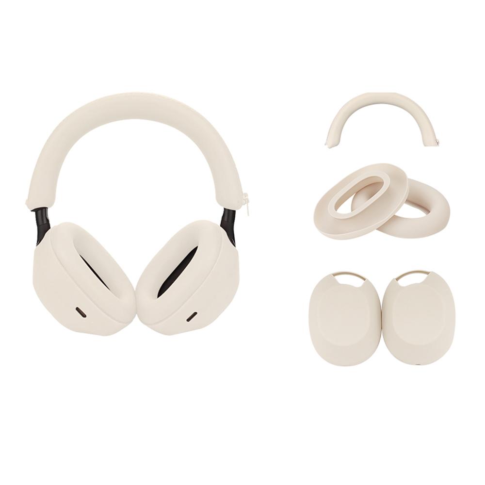 

Для навушників Sony WH-1000XM5 Набір для захисту: Чохол на наголов я + Зовнішній чохол на чашку навушника + Силіконовий чохол на амбушуру E