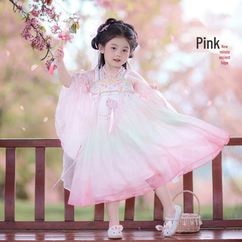 Девочковое платье в стиле Ханьфу Коллекция Весна 2025 110
