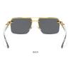 Square Frame Rimless Sunglasses UV 400 Driving Eyewear Fashion Men Sunglasses  Streetwear