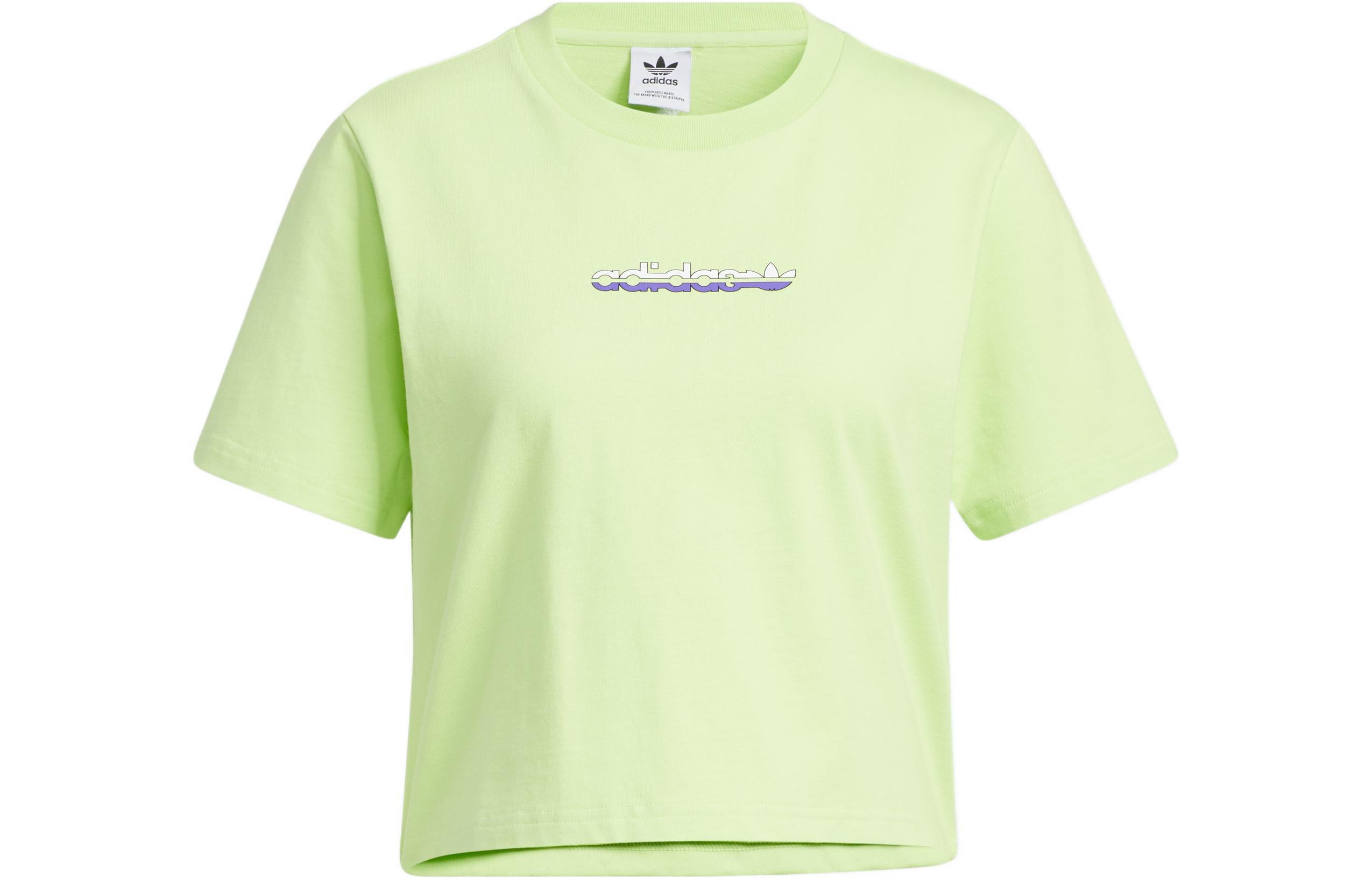 Adidas Originals T Shirt Women s Lime Green HP0100 34