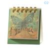 2026 Horse Year Mini Desk Calendar Cartoon Portable Coil Monthly Calendar Planner Office And Home Decor New Year'S Present