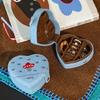 Heart Design Jewelry Organizers Denims Multi Compartment Storage Box For Earrings Necklaces Rings Travel Essential