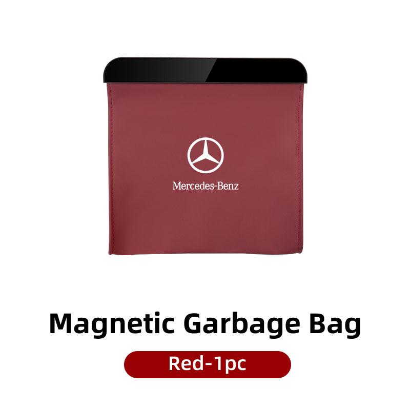

GLC GLB Car Trash Can Garbage Organizer Bin Hanging Portable Dustbin For Mercedes Benz CLK GLC W212 C200 C300 W203 W204 W205 W1