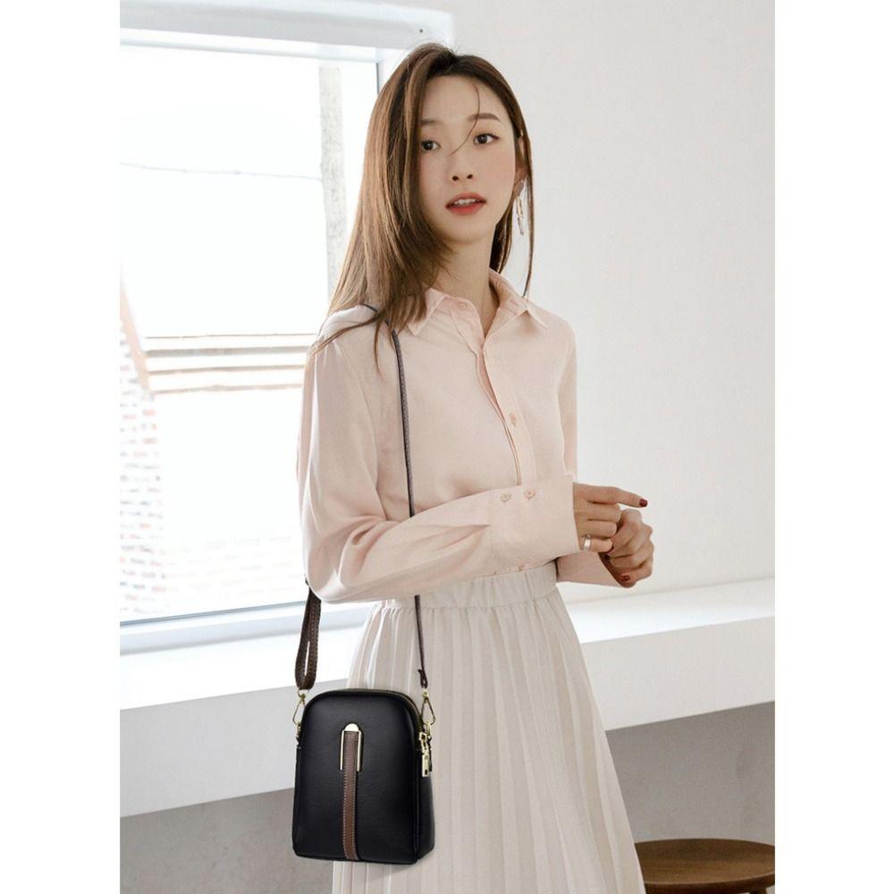 Women Fashion Bohemian Style Printed Phone Bag PU Leather Ethnic Style Single Shoulder Bag Versatile Luxury Handbag For Ladies