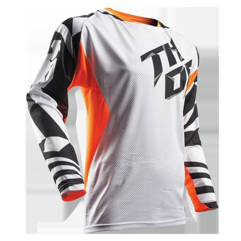 2024 heiß verkaufender THOR Downhill-Anzug Outdoor-Sport atmungsaktives langärmeliges T-Shirt Radsportanzug Offroad-Rennanzug