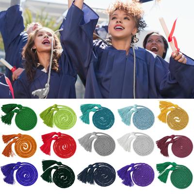 Šnúrka na promócie s uzlom a strapcom Pevný materiál Šnúrka z priadze Jednoduchá šnúrka Uzlovaná šnúrka na vyznamenanie Promócie Suvenír Doplnky