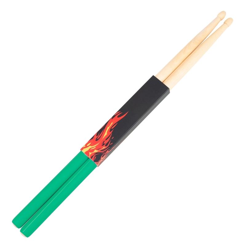 1Pair Nonslip Universals Drumsticks 5A/7A Maple Wood Drumsticks Simple Light Weight Drum Stick for Drummer, Beginner