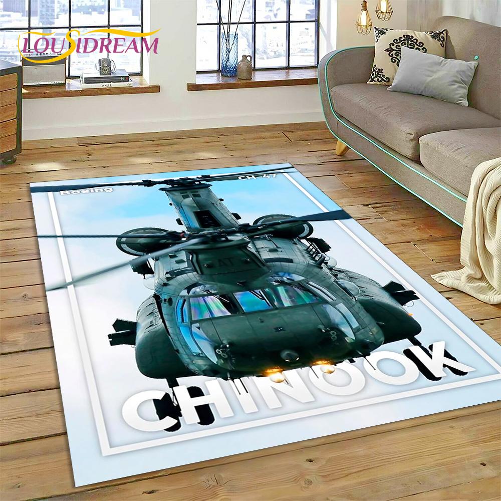 3D Flygvapnets Jaktplan Spitfire Flygplan Matta för Hem Vardagsrum Sovrum Soffa Dörrmatta Dekor, Barnområdesmatta Halkfri Matta