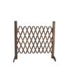 Carbonized Anti-Corrosion Expandable Wooden Fence for Garden, Wedding, or Photography Background