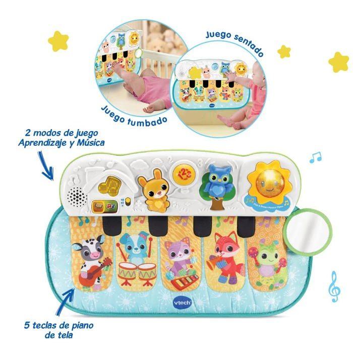 Baby-Klavier - Vtech - 80-158167 - Mehrfarbig - 70 Lieder - 2 Spielmodi