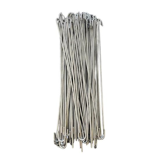 100Pcs Chain Link Fence Wire Ties Stainless Steel Heavy Duty