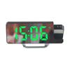 Plastic Display LED Projection Alarm Clock LED Projection Temperature Sensing Alarm Clock Display LED Projection