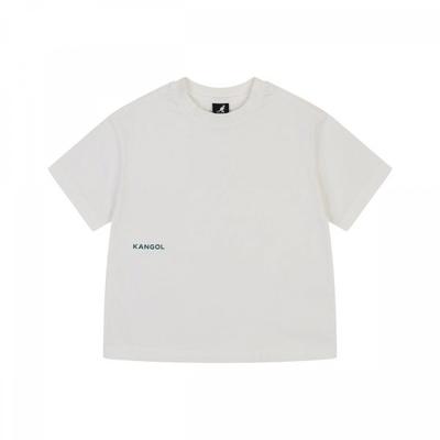 LeTTering OverfiT ShorT Sleeve T shirT Ivory asbcrT00500iv