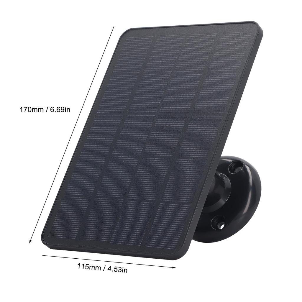 Solar Panel 4W Battery Charger Micro USB Camera Charging Solar Panel for Appliances