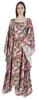 Moomaya Long Kaftan Maxi Dress For Women  s Kimono Sleeves Beachwear Cover Up Plus Size