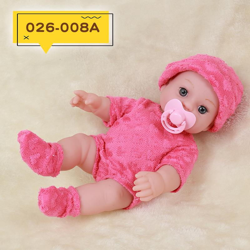 30cm Soft Vinyl Simulation Reborn Doll To Soothe Baby Play House Toys