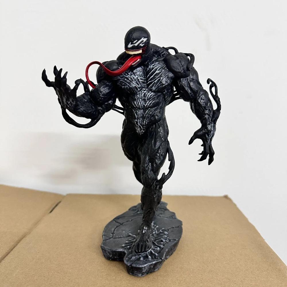 2024 Neuestes Venom Solides PVC Liegende Position Venom Schurkenallianz Spider-Man Anime Handgefertigtes Modell Dekoration Puppe
