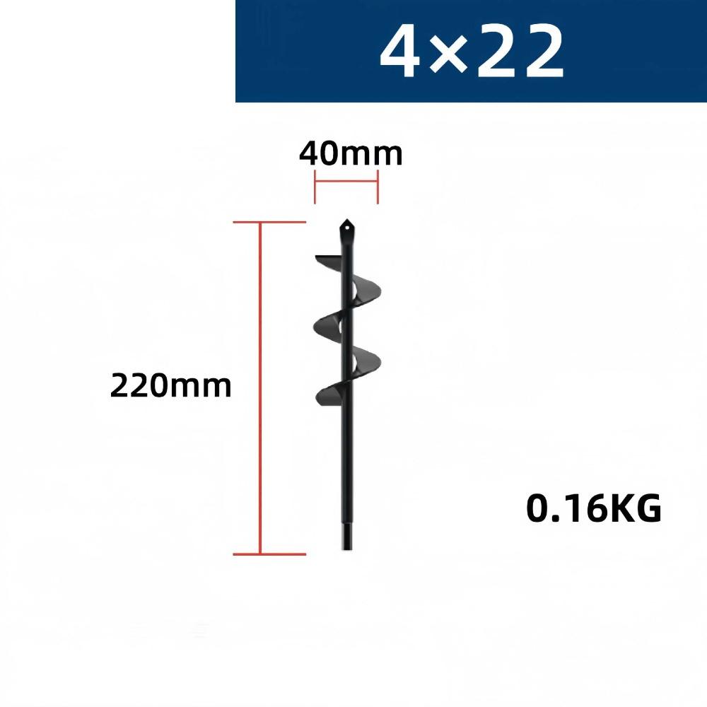 Planting Hole Digger Tool Garden Auger Spiral Drill Bit Spiral Hole Drill Bit Cultivation Planting
