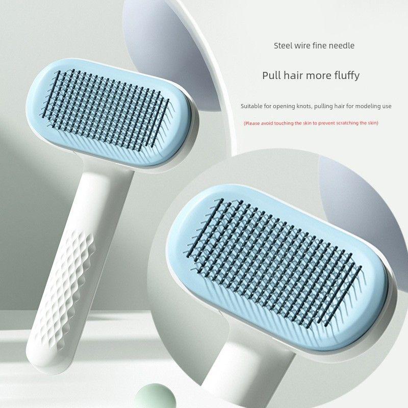 

Расческа для питомцев Расческа для удаления шерсти Расческа для кошек и собак Специальная длина Очиститель шерсти кошек Ласкание питомцев Собачья шерсть Товары для питомцев Wire fine needle (pull hair more fluffy)-White