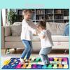Lebendiges zweiseitiges Baby-Klavier-Spielmatte für Früherziehung und sensorische Entwicklung