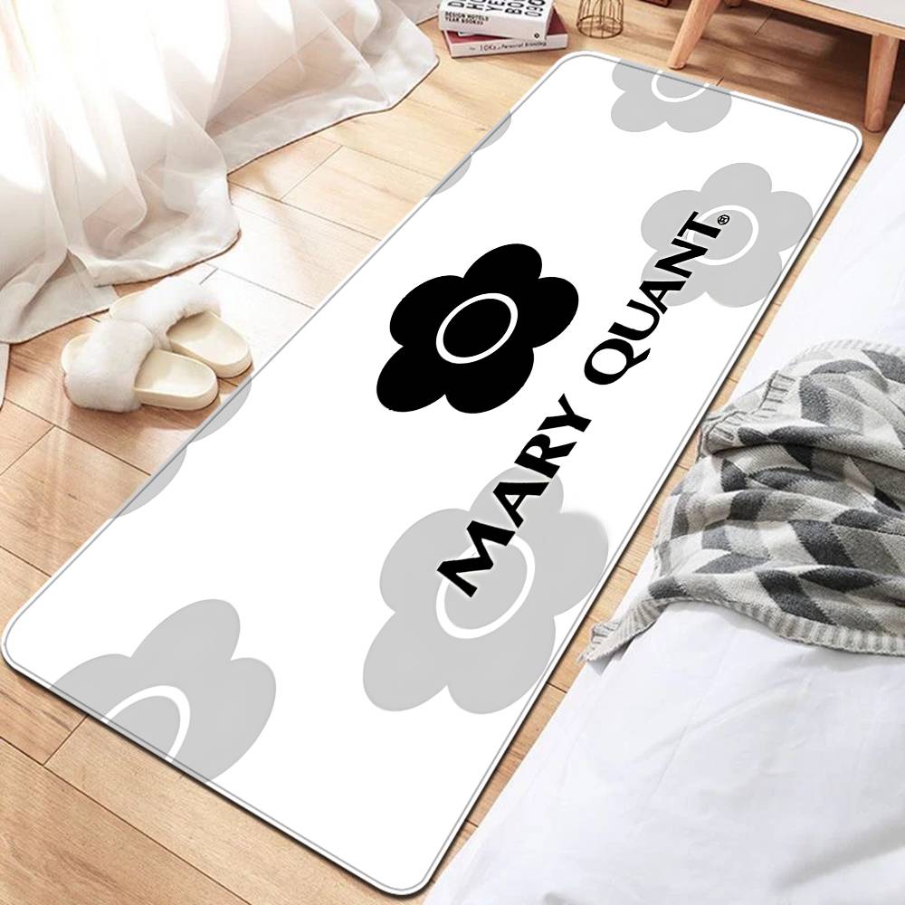 Fashion Logo Q-Quant M-Mary Floor Mat Cheaper Anti-slip Modern Living Room Balcony Printed Bedside Mats