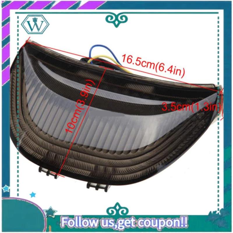 AA92-LED Tail Light Motorcycle Brake Light LED Turn Signals For 2003-2006 Honda CBR600RR 2004-2007 CBR1000RR