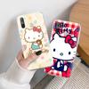 Transparent Case for Samsung A04 A14 A23 M33 M53 Realme 10 9 C35 C55 VIVO X80 Infinix Hot 30 Note 11 Tecno Spark 8P Pro L-28 Cute Hello Kitty