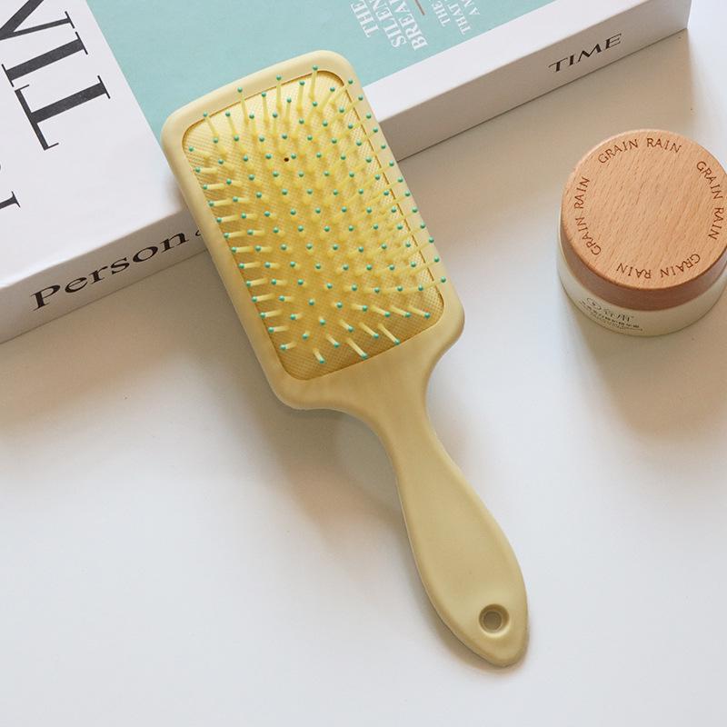 Nordic Style Cute Girls Air Cushion Massage Comb - Smooth, Curl, and Straighten Hair Effortlessly