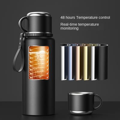 Stainless Steel Thermos Water Bottle Hot Coffee Thermos Vacuum Double-layer Portable Water Bottle