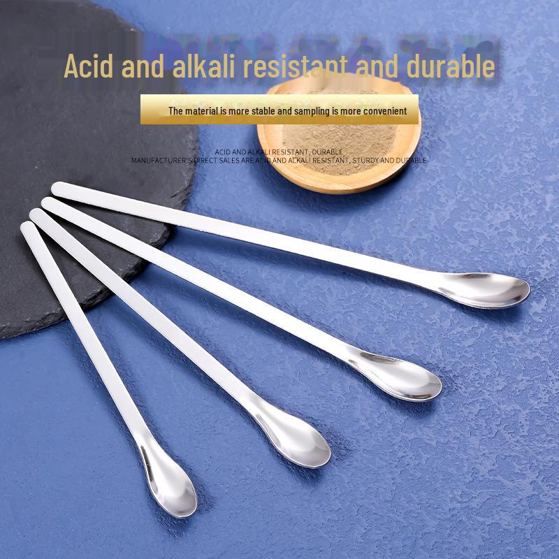 Nerezová lžička na léky pro kosmetické balení - Jednohlavá nebo dvouhlavá varianta