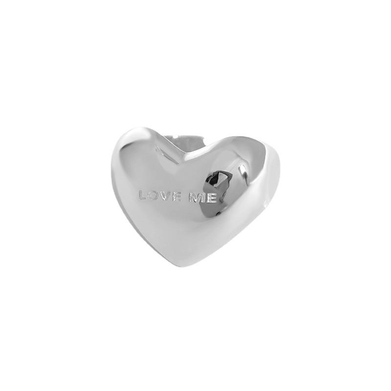 VENTFILLE 925 Sterling Silver Love Heart Vintage Ring For Female Gift Punk Rock Geometric Jewelry Accessories Dropshipping