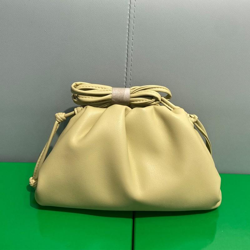 Soft Cloud Shape Leather Crossbody Bag Women Small Size Genuine Cowhide Adjustable Strap Daily Wear