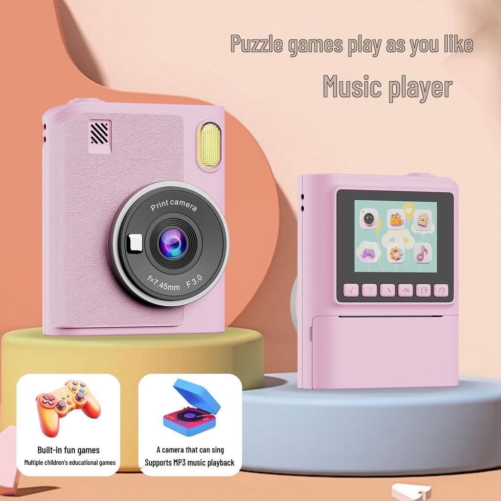 מצלמת פולארויד צבע מיידית: צלם והדפס תמונות באופן מיידי - מתנת יום הולדת מושלמת.