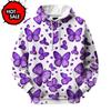Arrivals Colorful Butterfly 3D Print Hoodie Women Streetwear Oversized Pullovers Hoodie Sweatshirts Female Hooded Clothing