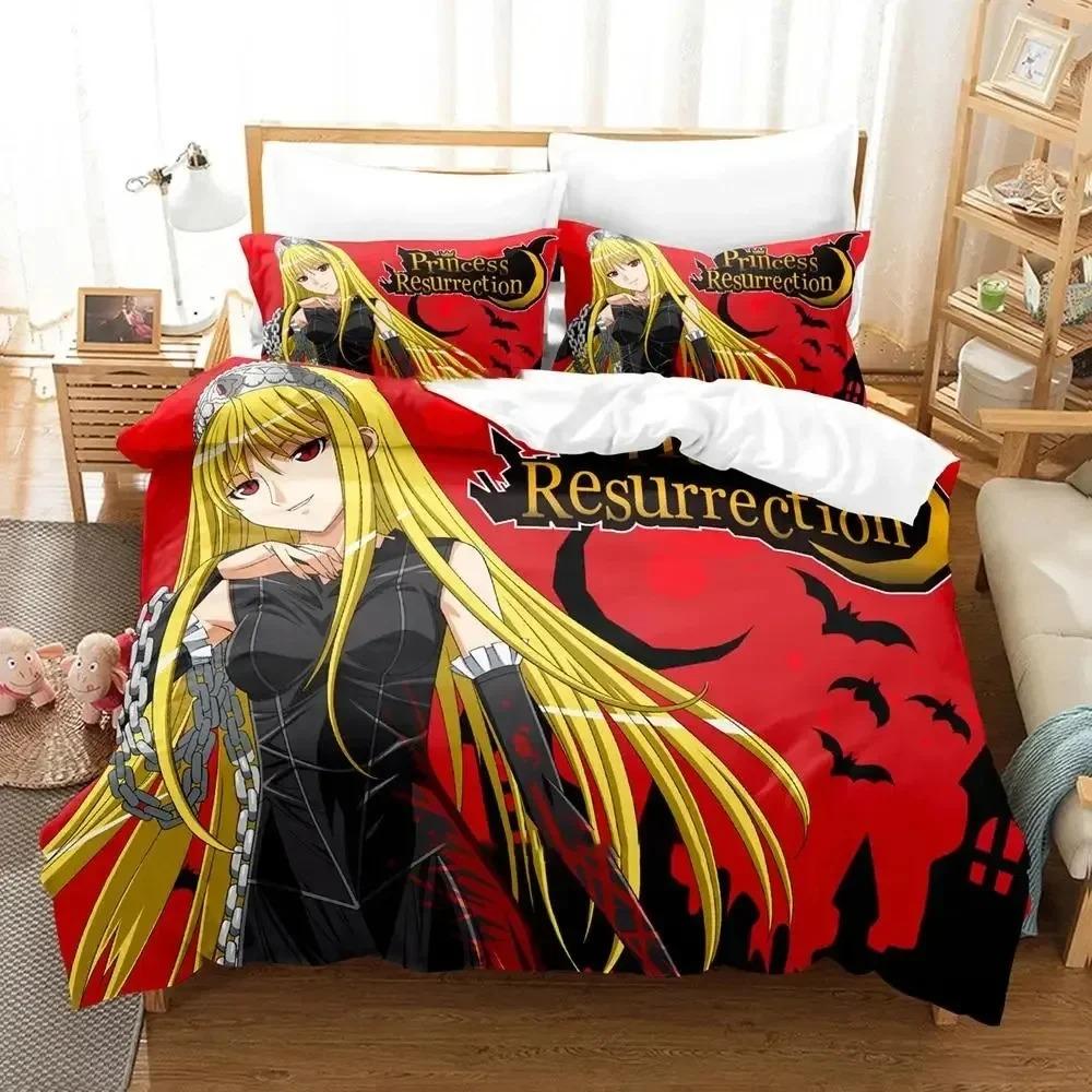 Anime Murder Princess Bed Ensemble Bedspread Cover Bed Kit Quilt Cover Pillowcase Comforter king Queen Size Size Boys Adult Bed Ensemble