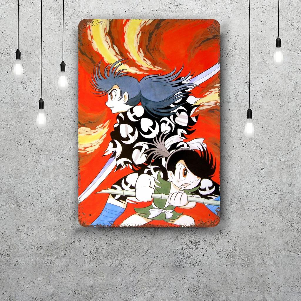 hyakkimaru anime Vintage Metal Tin Signs Posters Decor Retro Metal Plaque Wall Art Decor for Garage Bar