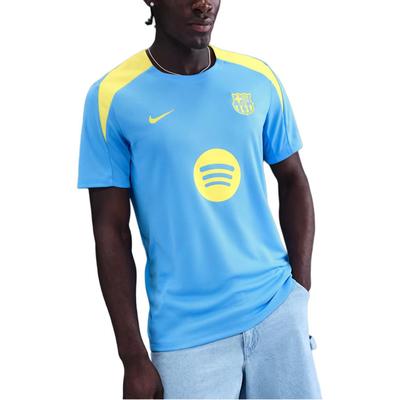 Dri-Fit Barcelona Fourth Goal Sweat-Wicking Slim Fit Comfortable Short Sleeve Football Shirt Men Tops FZ1350-413