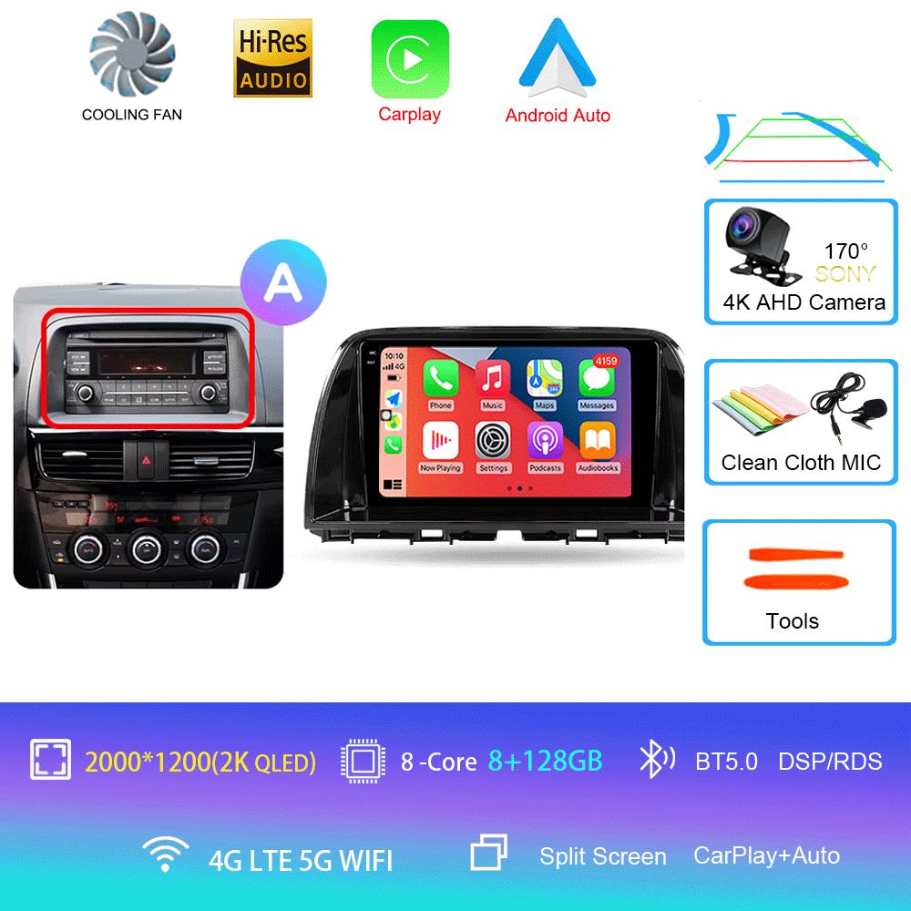 Android 14 Car Radio For Mazda CX5 CX-5 CX 5 2012 - 2015 Multimedia Video Player Navigation stereo GPS No 2din 2 din dvd
