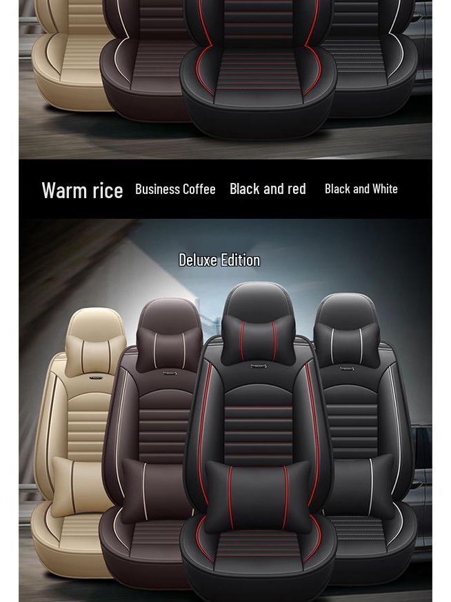 All-Season Leather Car Seat Covers for Honda Vezel, Full Coverage
